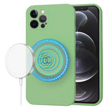 Husa de protectie Techsuit SoftFlex MagSafe compatibil cu iPhone 12 Pro, Verde Menta