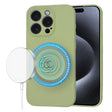Husa de protectie Techsuit SoftFlex MagSafe compatibil cu iPhone 15 Pro, Matcha