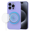 Husa de protectie Techsuit SoftFlex MagSafe compatibil cu iPhone 15 Pro, Mov Deschis