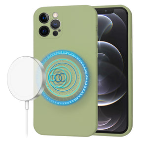 Husa de protectie Techsuit SoftFlex MagSafe compatibil cu iPhone 12 Pro, Matcha