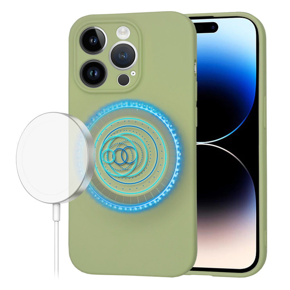 TechSuit Husa de protectie Techsuit SoftFlex MagSafe compatibil cu iPhone 14 Pro, Matcha