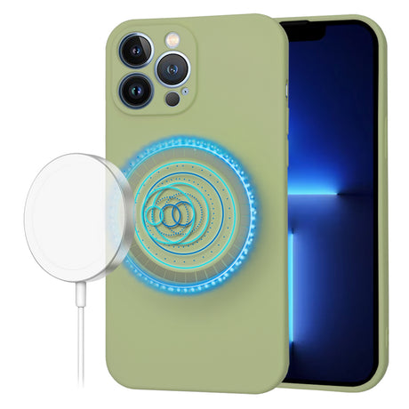 Husa de protectie Techsuit SoftFlex MagSafe compatibil cu iPhone 13 Pro Max, Matcha