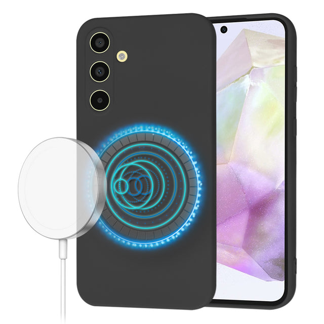 Husa de protectie Techsuit SoftFlex MagSafe compatibil cu Samsung Galaxy A35 5G, Negru