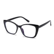 Techsuit Anti-Blue Light Glasses Reflex PC (PC28016-C1), Cat Eye, Negru