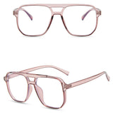Techsuit Anti-Blue Light Glasses Reflex PC (PC28014-C4), Square, Roz