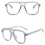 Techsuit Anti-Blue Light Glasses Reflex PC (PC28014-C8), Square, Transparent