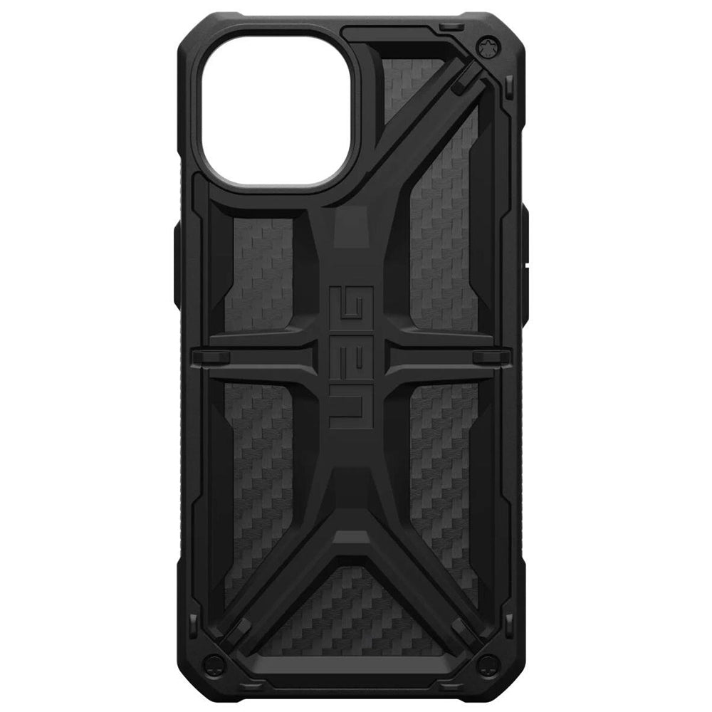 Husa de protectie UAG Monarch compatibil cu iPhone 15 Plus, Carbon Fiber