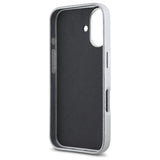 Husa de protectie Karl Lagerfeld Hardcase Leather Hotel (KLHCP16SPGWCMKHG) compatibil cu iPhone 16, Gri Rsg
