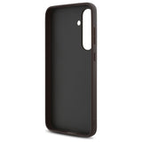 Husa de protectie Guess Hardcase 4G Classic (GUHCS24FEG4GFBR) compatibil cu Samsung Galaxy S24 FE, Maro