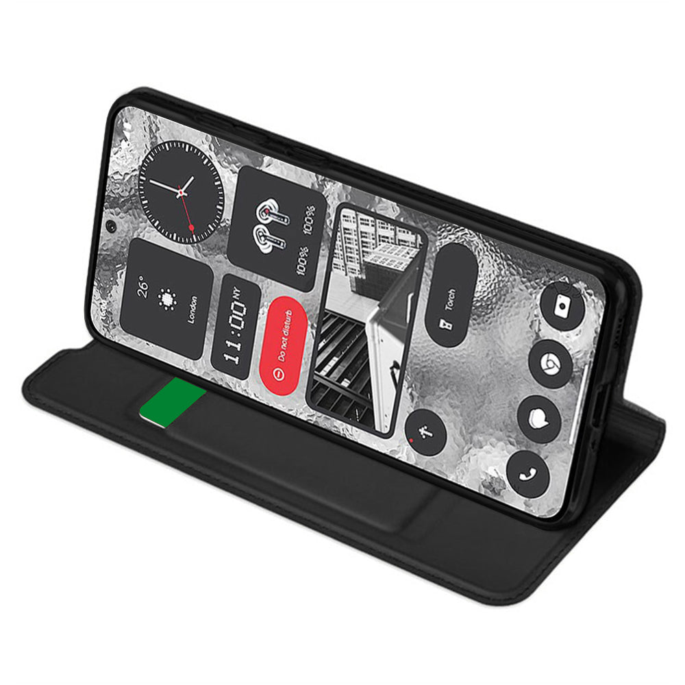 Husa de protectie Techsuit Magskin Book compatibil cu Nothing Phone (2), Negru