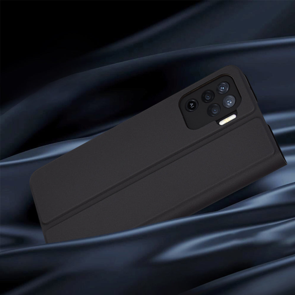 Husa de protectie Techsuit Magskin Book compatibil cu Oppo Reno5 Lite / Oppo A94 4G, Negru