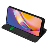 Husa de protectie Techsuit Magskin Book compatibil cu Oppo Reno5 Lite / Oppo A94 4G, Negru