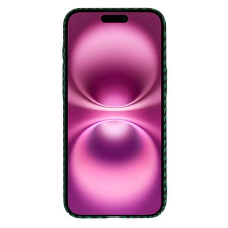 Husa de protectie Techsuit Carbonite FiberShell compatibil cu iPhone 16 Plus, Verde
