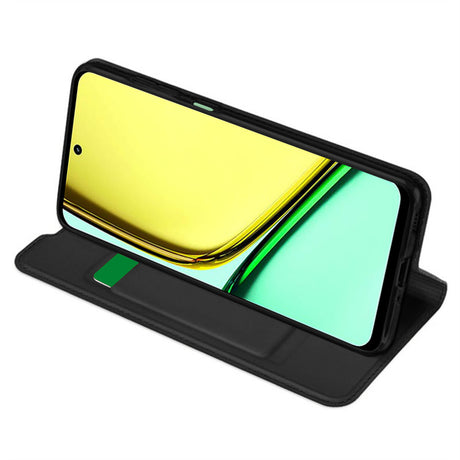 Husa de protectie Techsuit Magskin Book compatibil cu Realme C67 4G, Negru