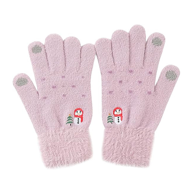 Techsuit Gloves (ST0011), from Mink Fur, Size 21cm, Mov