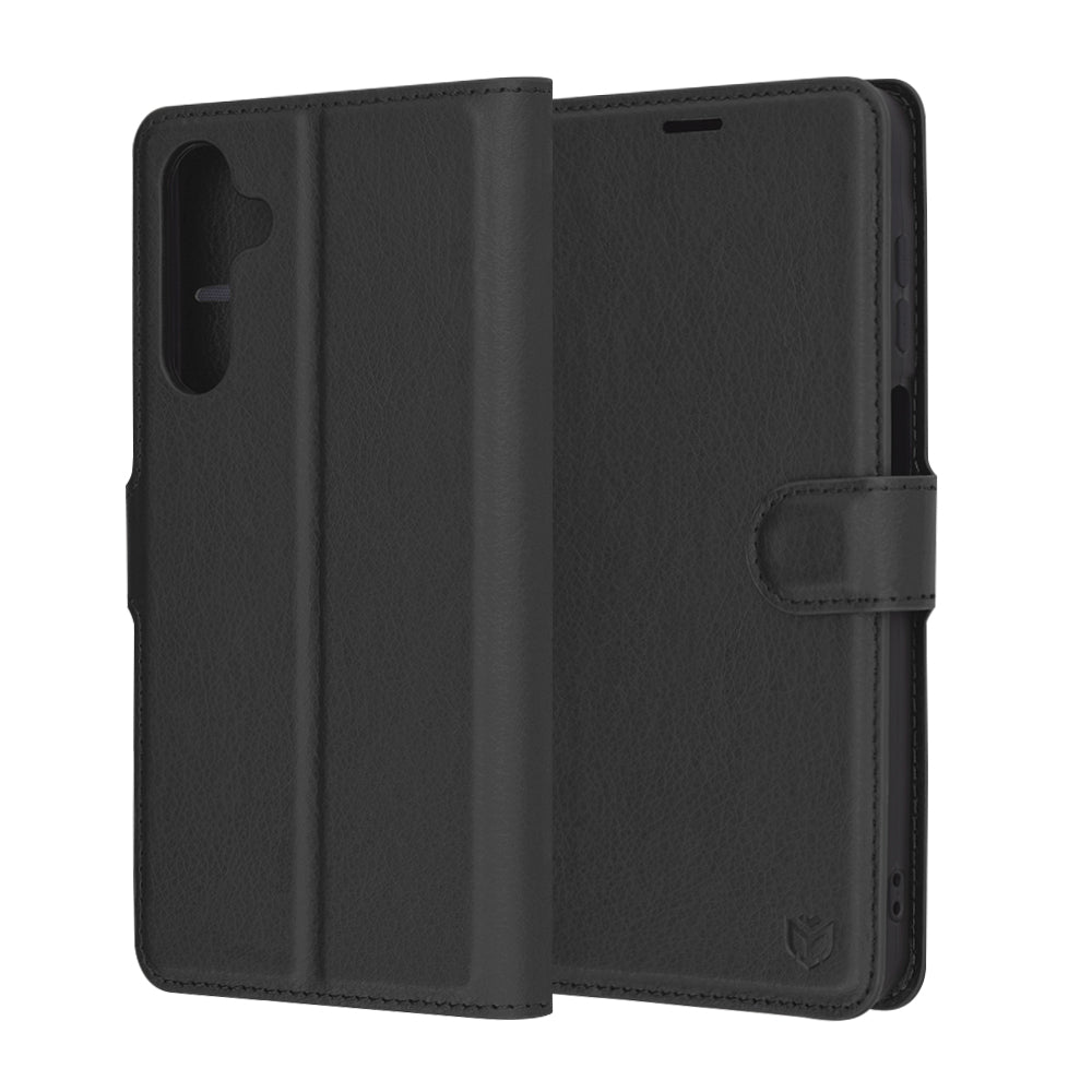 Husa de protectie Techsuit Leather Folio compatibil cu Samsung Galaxy A16 4G / A16 5G, Negru