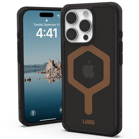 Husa de protectie UAG Plyo MagSafe compatibil cu iPhone 16 Pro Max, Negru Bronze