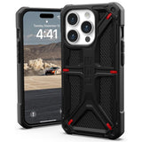 Husa de protectie UAG Monarch compatibil cu iPhone 15 Pro, Kevlar Black