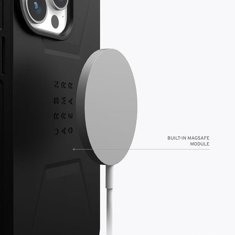 Husa de protectie UAG Essential Armor MagSafe compatibil cu iPhone 15 Pro, Negru