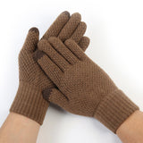 Techsuit Gloves (ST0013), from Acrylic, Size 22cm, Coffee
