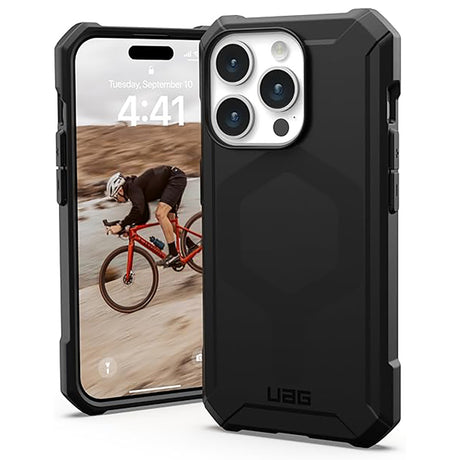 Husa de protectie UAG Essential Armor MagSafe compatibil cu iPhone 15 Pro Max, Negru