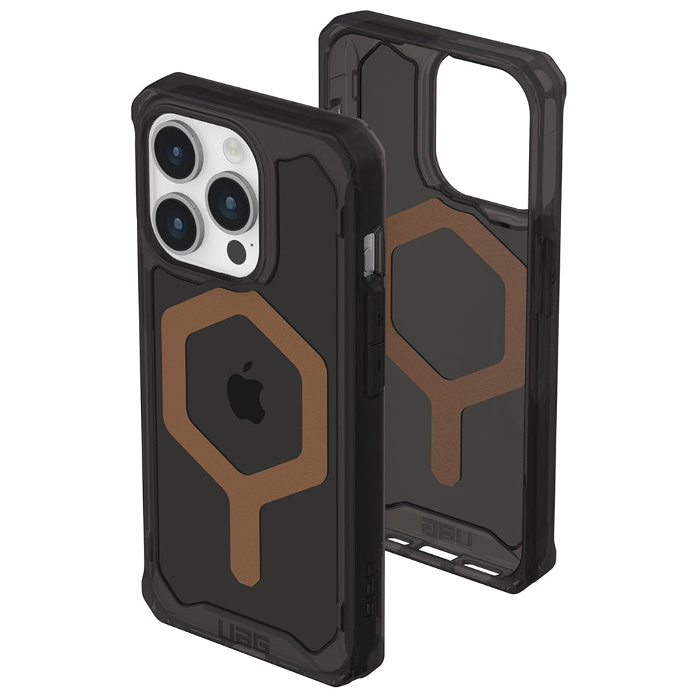 Husa de protectie UAG Plyo compatibil cu iPhone 15 Pro MagSafe, Negru Bronze