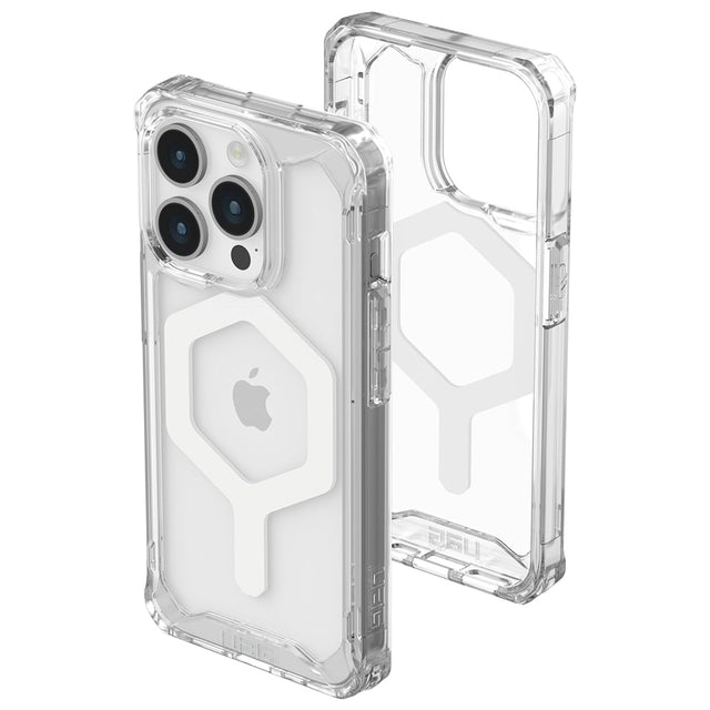 Husa de protectie UAG Plyo MagSafe compatibil cu iPhone 15 Pro, Ice White
