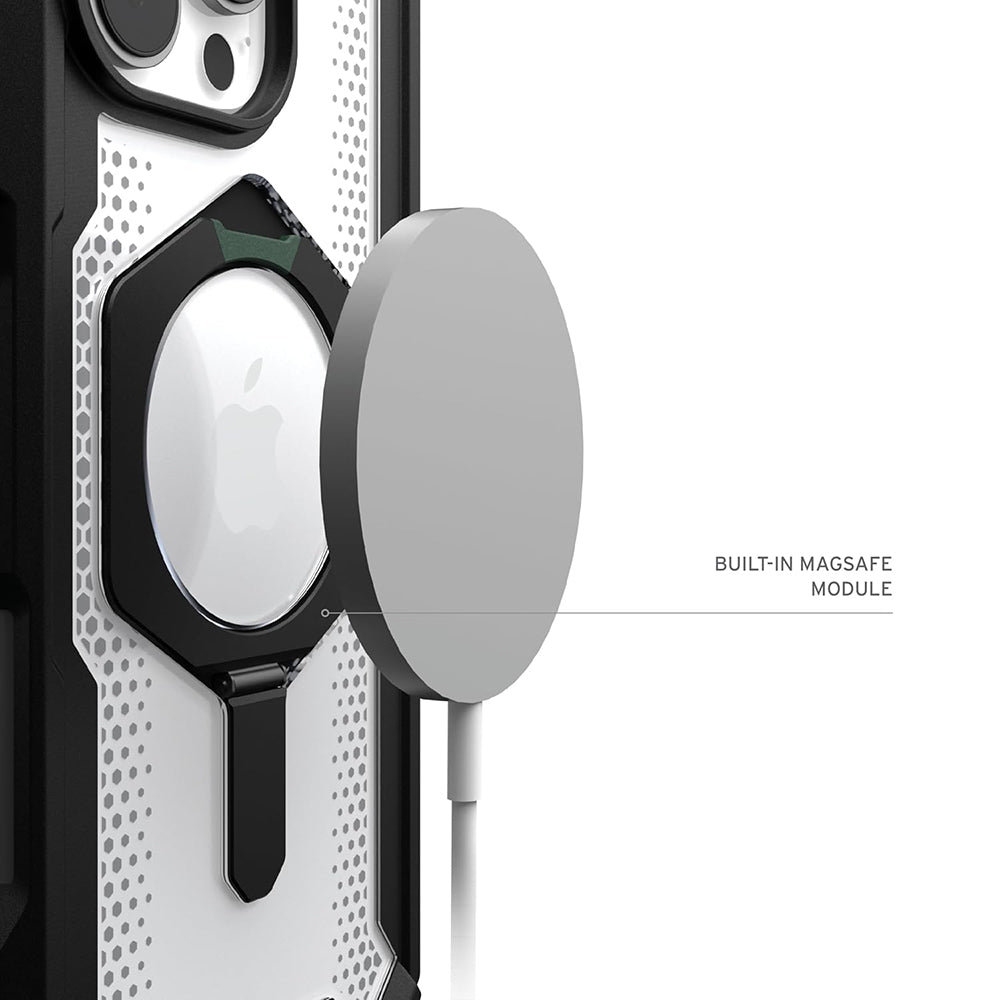 Husa de protectie UAG Plasma XTE MagSafe compatibil cu iPhone 16 Pro, Negru Clear