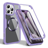 Folie de protectie Techsuit ColorVerse 360 MagSafe Series + compatibil cu iPhone 16 Pro Max, Mov