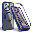 Folie de protectie Techsuit ColorVerse 360 MagSafe Series + compatibil cu iPhone 16 Pro, Albastru