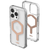 Husa de protectie UAG Plyo MagSafe compatibil cu iPhone 16 Pro, Ice Rose Gold