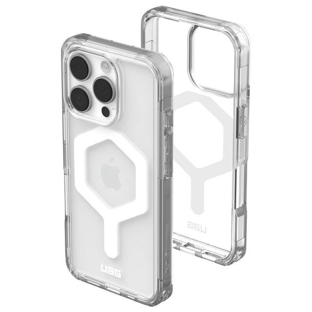 Husa de protectie UAG Plyo MagSafe compatibil cu iPhone 16 Pro, Ice White