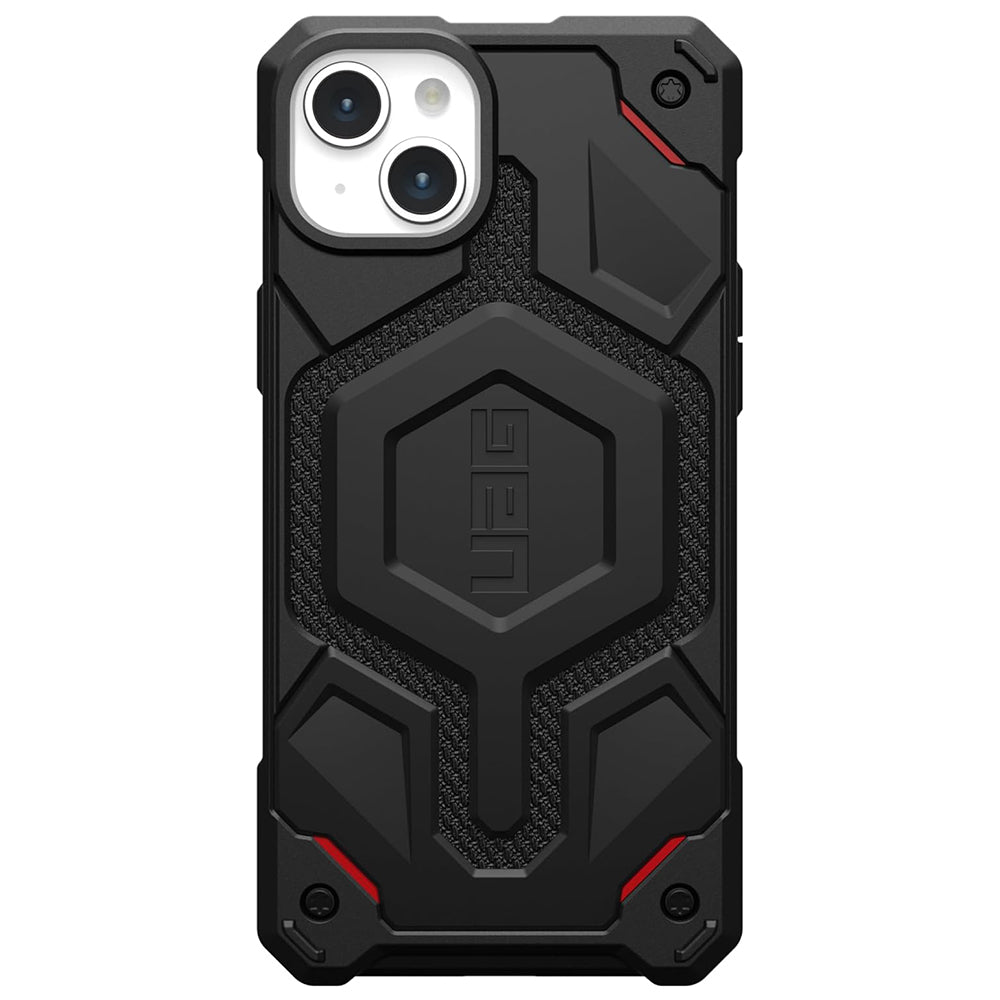 Husa de protectie UAG Monarch Pro MagSafe compatibil cu iPhone 15 Plus, Kevlar Black