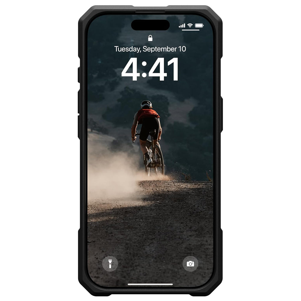 Husa de protectie UAG Monarch Pro MagSafe compatibil cu iPhone 16 Pro, Carbon Fiber