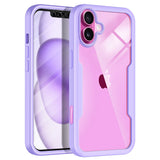Folie de protectie Techsuit ColorVerse 360 Series + compatibil cu iPhone 16 Plus, Mov