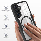Folie de protectie Techsuit ColorVerse 360 Series + compatibil cu Samsung Galaxy S24 FE, Negru