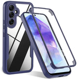 Folie de protectie Techsuit ColorVerse 360 Series + compatibil cu Samsung Galaxy S24 Plus, Albastru