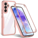 Folie de protectie Techsuit ColorVerse 360 Series + compatibil cu Samsung Galaxy S24 Plus, Roz