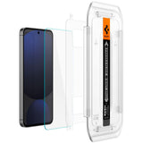 Folie de protectie Spigen (set de 2) Glas.tR EZ-FIT (AGL08729) compatibil cu Samsung Galaxy S24 FE / A56 5G, Transparent