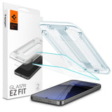 Folie de protectie Spigen (set de 2) Glas.tR EZ-FIT (AGL08729) compatibil cu Samsung Galaxy S24 FE / A56 5G, Transparent