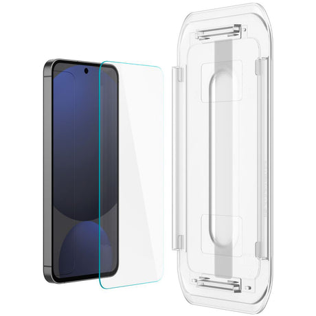 Folie de protectie Spigen (set de 2) Glas.tR EZ-FIT (AGL08729) compatibil cu Samsung Galaxy S24 FE / A56 5G, Transparent