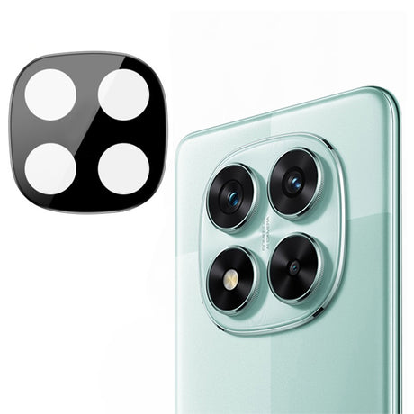 Folie de protectie Techsuit Full Camera Glass compatibil cu Xiaomi Redmi Note 14 Pro 5G / Poco X7, Negru