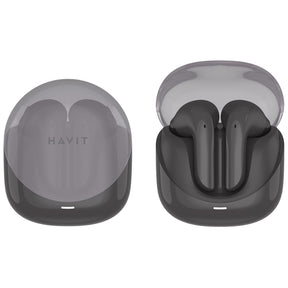 Casti Havit Modern Buds (TW974), for Gaming, with Microphone, Bluetooth 5.3, TWS, ENC, USB-C, 400mAh, Negru