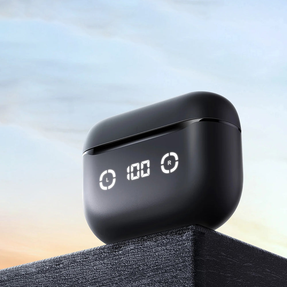 Casti Havit (TW984), Bluetooth 5.4, ANC, Digital Display, True Wireless, Type-C, 420mAh, Havit Life App, Negru