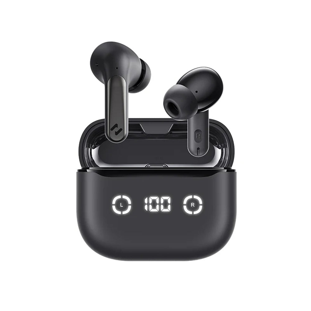 Casti Havit (TW984), Bluetooth 5.4, ANC, Digital Display, True Wireless, Type-C, 420mAh, Havit Life App, Negru
