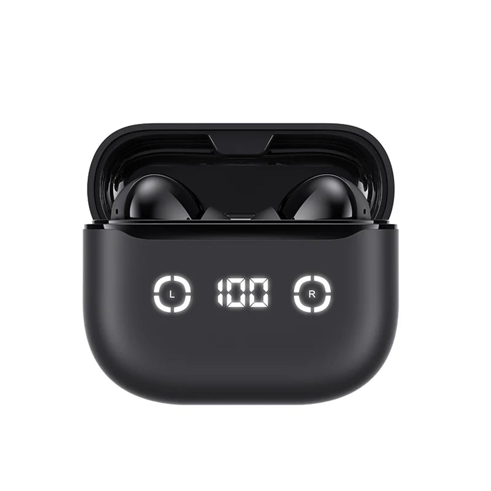 Casti Havit (TW984), Bluetooth 5.4, ANC, Digital Display, True Wireless, Type-C, 420mAh, Havit Life App, Negru