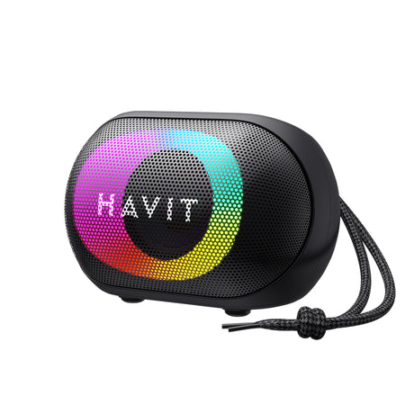 Casti Havit Wireless Speaker (SK885BT), Type-C, Bluetooth 5.3, TWS, TF, FM, AUX, USB, Hands-Free Calls, 1800mAh, Negru