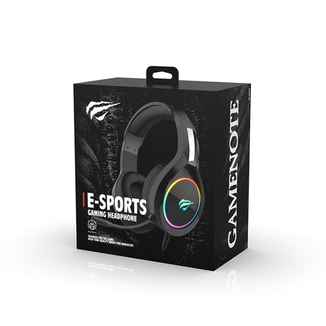 Casti Havit Gaming (H2002d), Detachable Microphone, 53mm Speaker, Compatible with PS4/XBOX, Jack 3.5mm, 2m, Mov