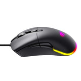 Tastatura/Mouse Havit Wired Gaming Mouse (MS954), 800/1600/2400/3200/6400/12000 DPI, 1.6m, 5V, Negru