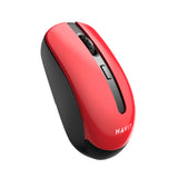 Tastatura/Mouse Havit Wireless Mouse (MS989GT), 2.4GHz, 800-1200-1600 DPI, AA Battery, Negru / Red